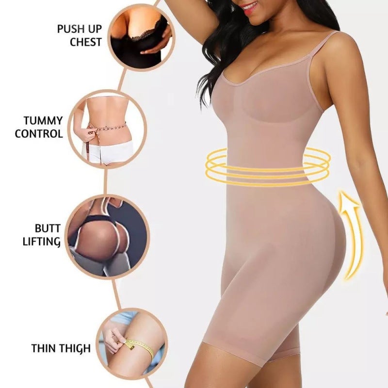 Popular One-Piece Tummy Control And Slimming Clothing, Arm Lift, Waist And Chest Corset Underwear Jumpsuit - Image 2