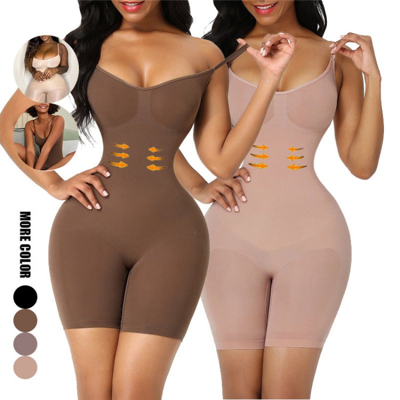 Popular One-Piece Tummy Control And Slimming Clothing, Arm Lift, Waist And Chest Corset Underwear Jumpsuit - Image 3