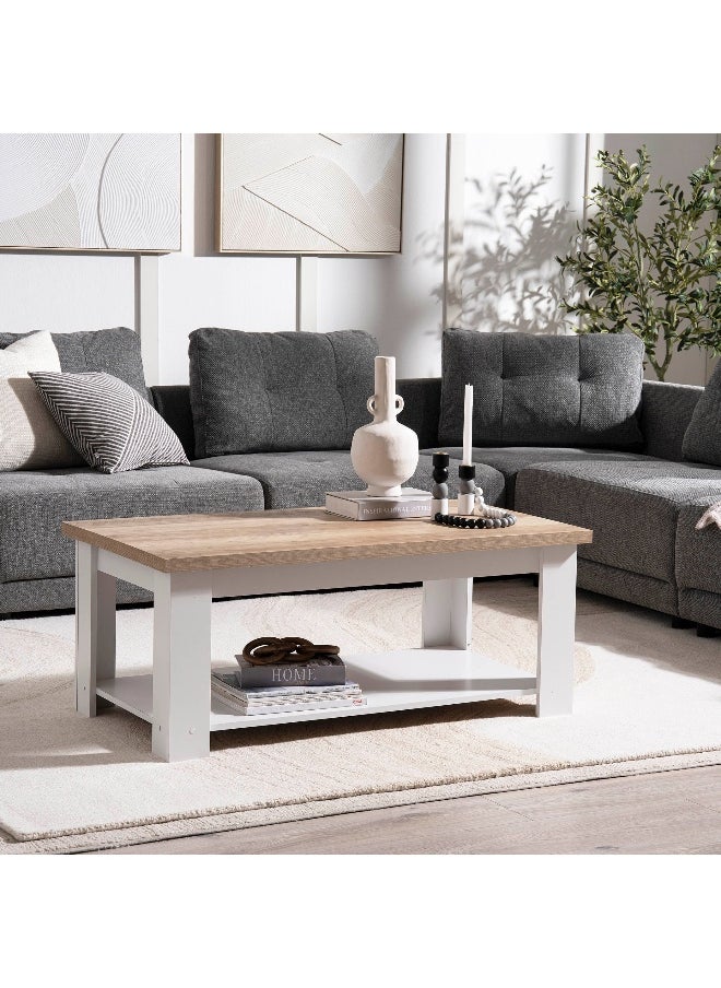 Pan Home Almada Coffee Table - White  - Image 5