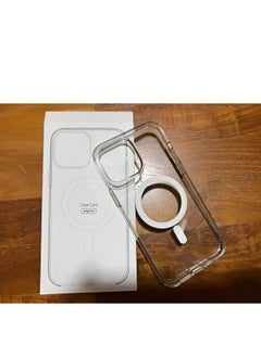Magnetic Magnetic mobile phone case (iPhone 13 Pro Max), compatible with MagSafe, thin transparent mobile phone cover, shockproof, made of thermoplastic polyurethane  - Image 2