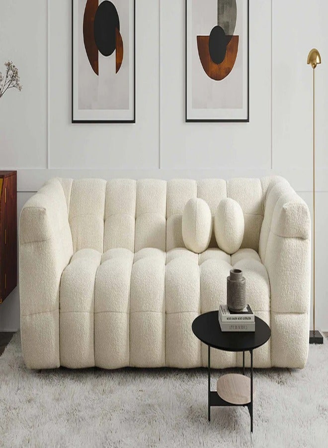 HODGE Sofa From Naseem White- 220x85x85 cm