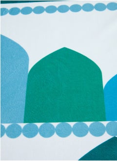 Sabr Luxury Padded Prayer Mat With Memory Foam Insert - Salalah Inspired Design, Suede-Like Finish, Grippy Base, Comfortable Green Prayer Rug (120x60 cm)  - Image 3
