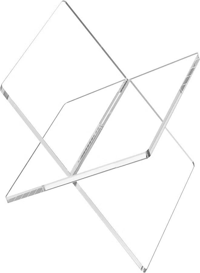 Unewshi Acrylic Book Stand, Functional Clear Extra Thick Acrylic Book Display Stand, Book Stand for Reading, Book Holder for Open and Closed Books - Image 5