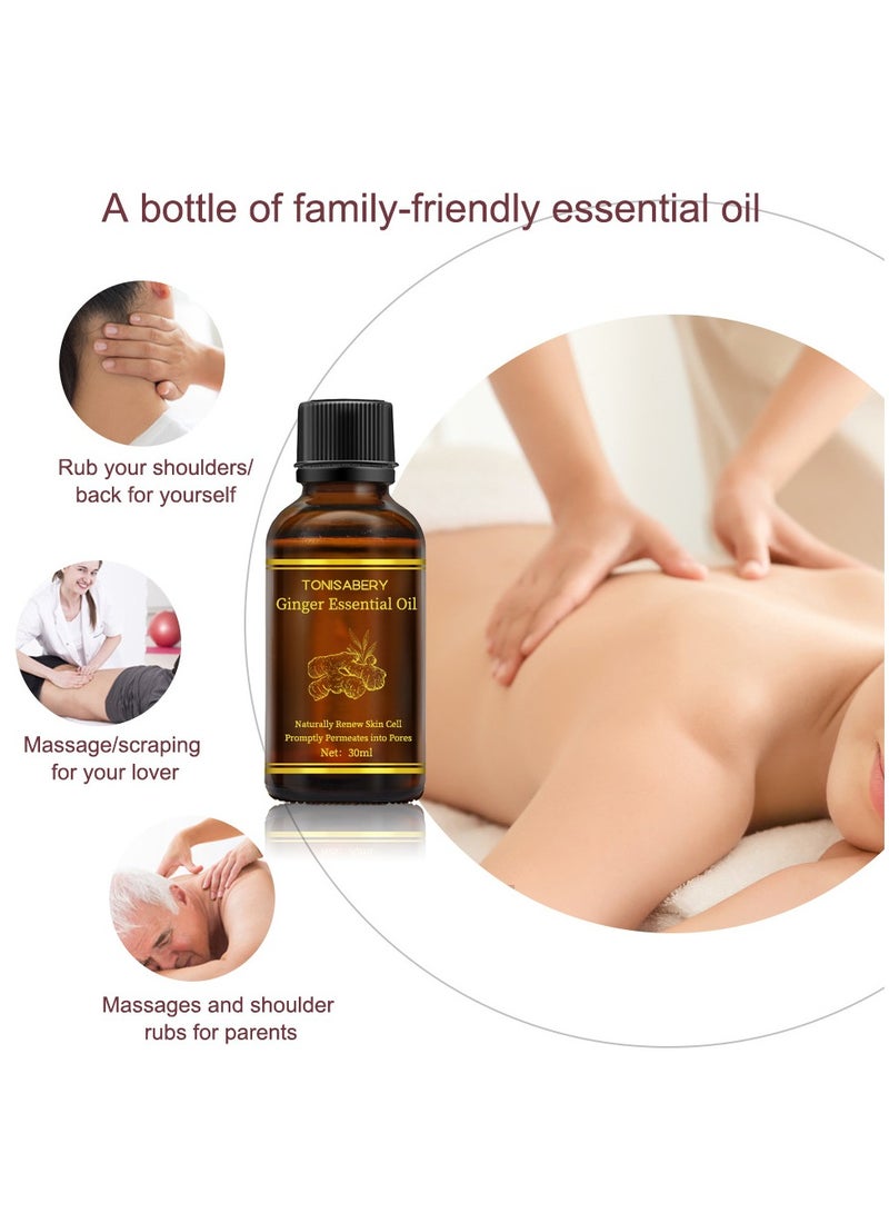 تونيزابري زيت الزنجبيل العطري لتدليك الجسم 30 مل - Image 4