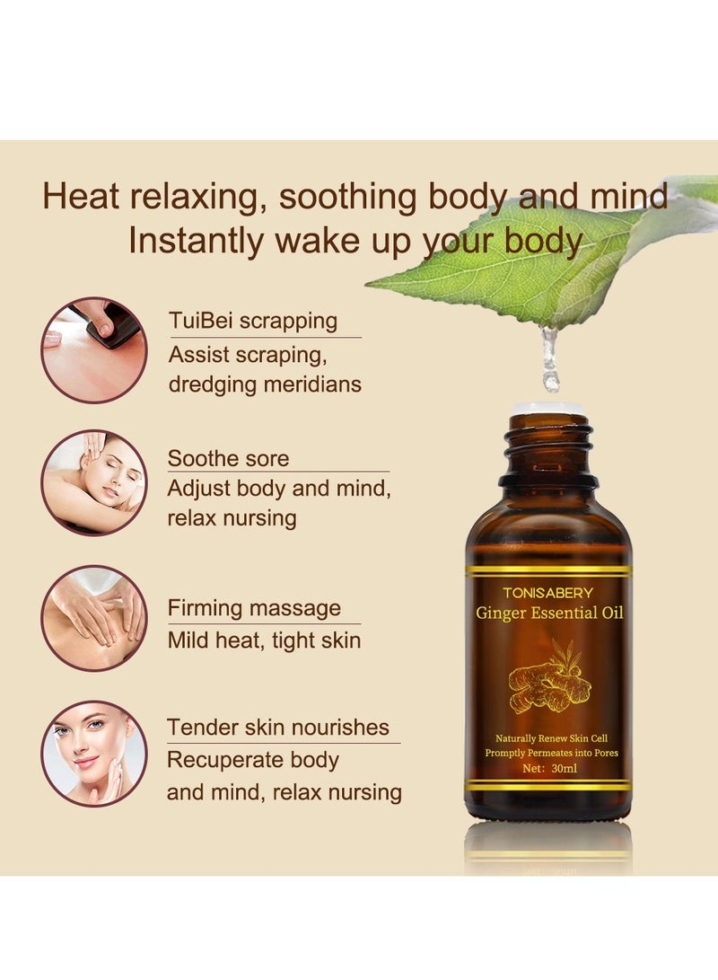 تونيزابري زيت الزنجبيل العطري لتدليك الجسم 30 مل - Image 5