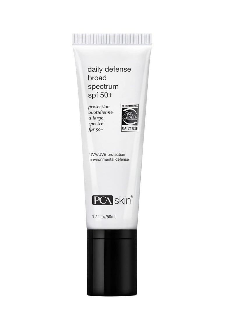 PCA SKIN PCA SKIN Daily Defense Broad Spectrum SPF 50+ - Anti Aging Zinc Oxide Face Sunscreen Lotion for UVA/UVB Protection, Reef-Friendly, Oxybenzone & Oil-Free Formula (1.7 fl oz)  - Image 1