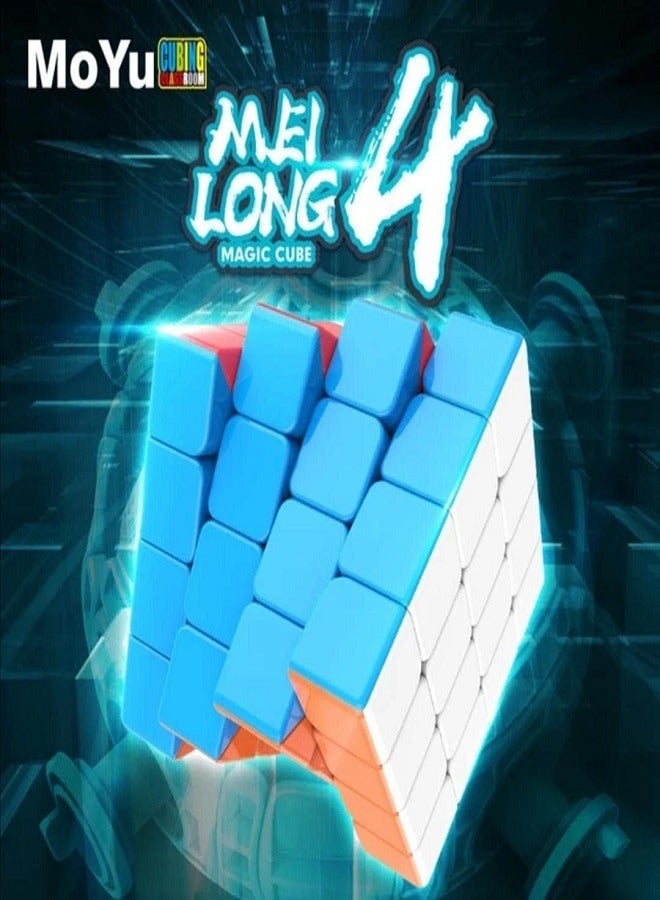 MoYu Meilong 4x4 Speed Cube Stickerless Puzzle Magic Cube - Image 1