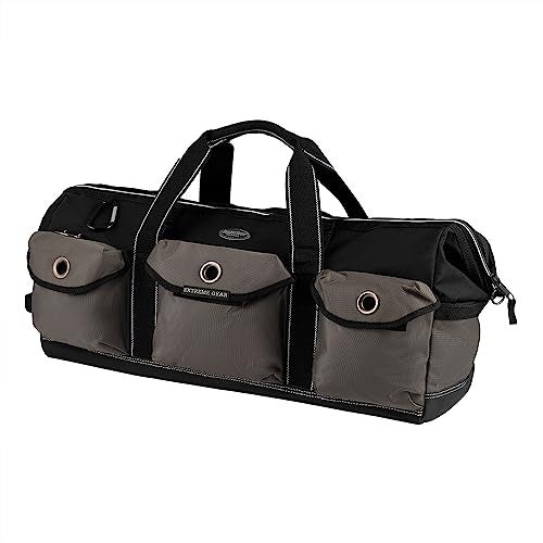 Bucket Boss Extreme Big Daddy Tool Bag in Grey, 65024, Black|Black and gray - Image 5