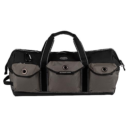 Bucket Boss Extreme Big Daddy Tool Bag in Grey, 65024, Black|Black and gray - Image 1