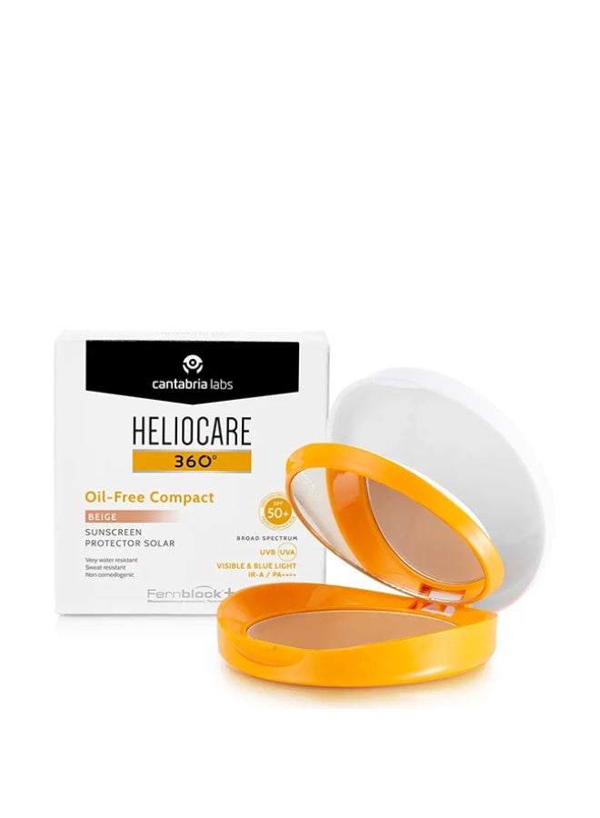 Heliocare 360º Oil-Free Compact Color SPF50+ Color Beige 10g - Image 1
