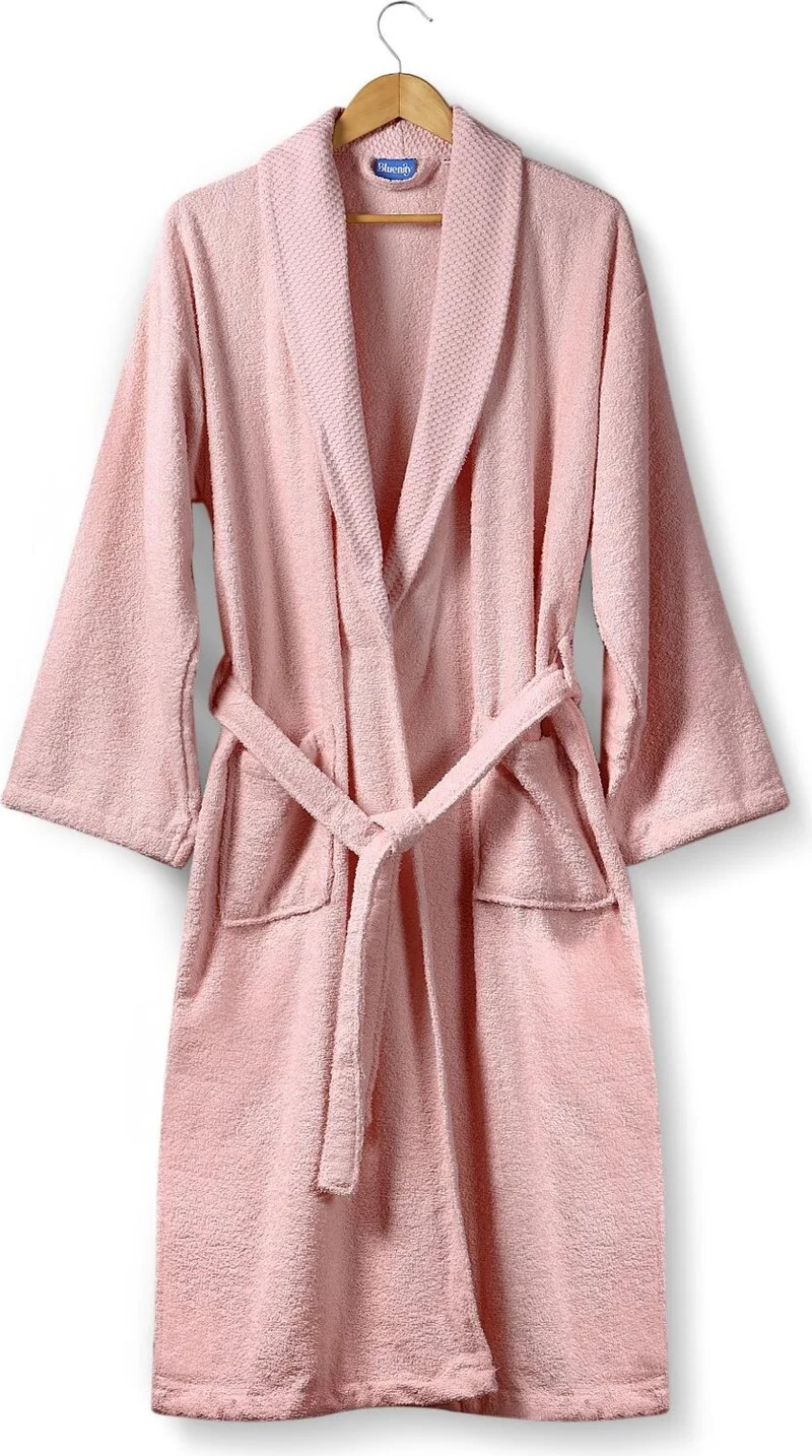 بلونيتي Softy - 100% Natural Cotton Extra Soft Bathrobe 2xl - Pink