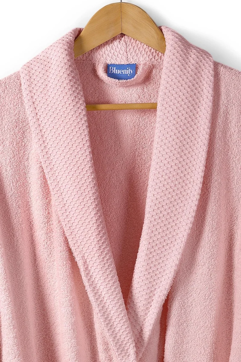بلونيتي Softy - 100% Natural Cotton Extra Soft Bathrobe 2xl - Pink