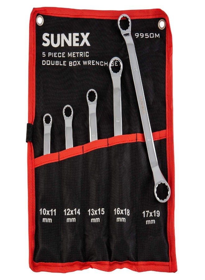 Sunex Tools 9950M Metric Double Box Wrench Set, 5 Piece - Image 2