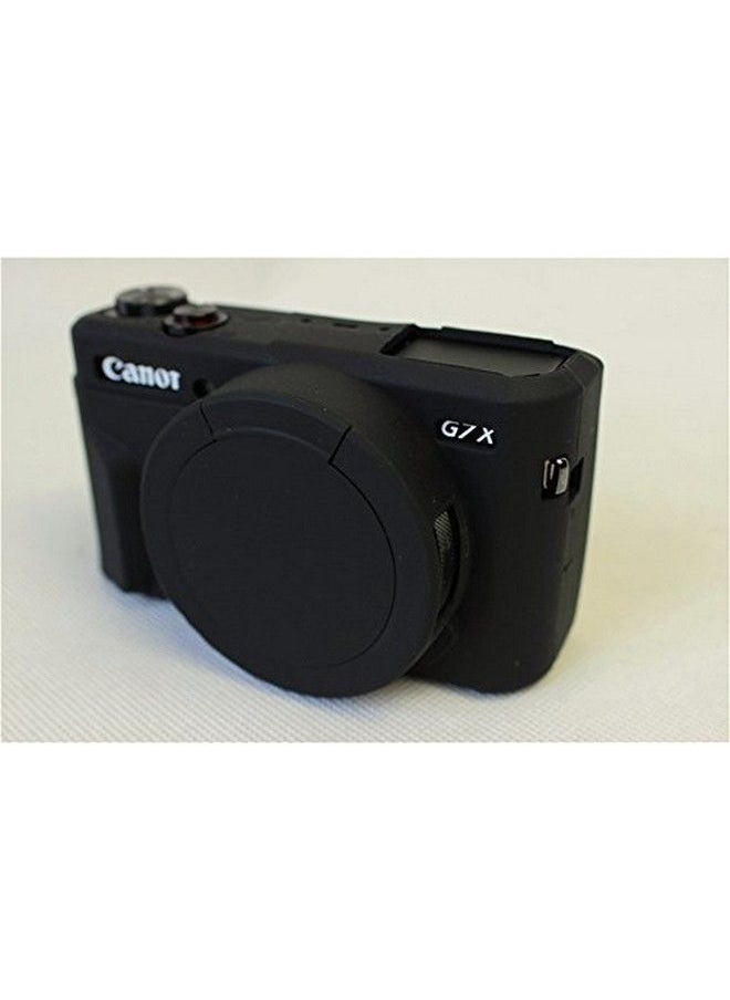 BolinUS G7 X Mark Ii Case Bolinus Fullbody Ultrathin Lightweight Rubber Soft Silicone Case Bag Cover For Canon Powershot G7 X Mark Ii Black  - Image 4