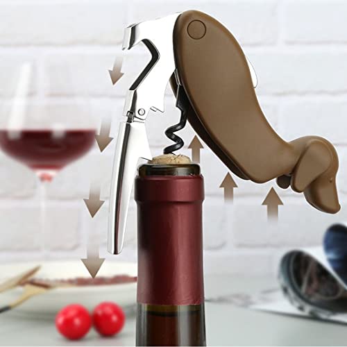 FAFAXOXO Buddy the Bordeaux Collie Black Dog Corkscrew, Professional Waiters Corkscrew Wine Key Bottle Opener,Manual Wine Key for Servers, Waiters, Bartenders and Home Use(Buddy Dog) - Image 5