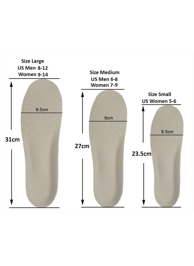 Happystep Comfort Memory Foam Cushioning Insoles, Arch Support, Shock Absorption, Distribute Pressure, Relieve Plantar Fasciitis Foot Pain, for Men & Women Everyday Use (US M: 8-12 or W: 9-14)  - Image 3