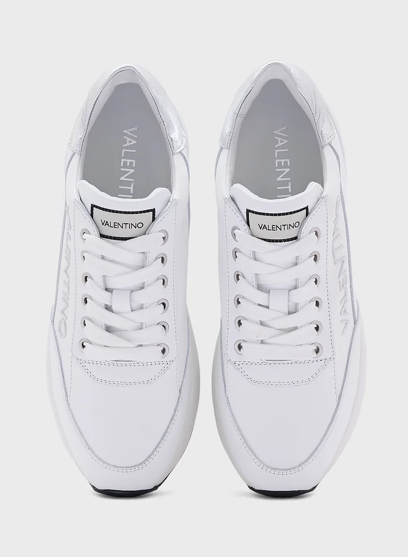 VALENTINO BY MARIO VALENTINO Lace Up Low Top Sneakers