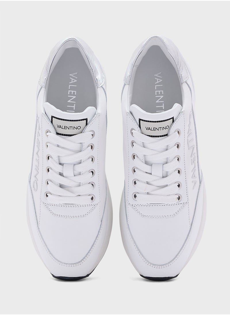 VALENTINO BY MARIO VALENTINO Lace Up Low Top Sneakers  - Image 4