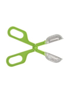 Zerodis Reptile Feeding Clamp Poop Tongs Reptile Feeding Tool Reptile Poop Scoop with Vents for Tortoise Lizard Spider (Green) hamster poop scoop  - Image 1