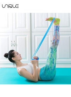 Unique Resistance Bands - Elastic Exercise Bands for Working Out - Physical Therapy, Recovery, Yoga, Pilates, Strength Training - Blue  - Image 3