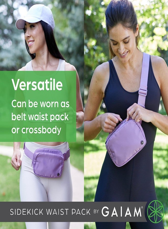 Gaiam Sidekick Waist Pack - Storage Belt Bag for Women And Men - Adjustable Belt With Lightweight Pouch For The Gym & Studio, Olive - Image 4