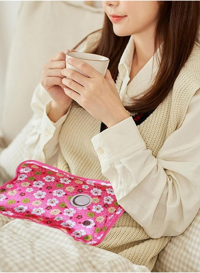 Lifenpure Lifenpure electric rechargeable heating hot water bag for shoulder neck back and menstrual pain relief pink color  - Image 2