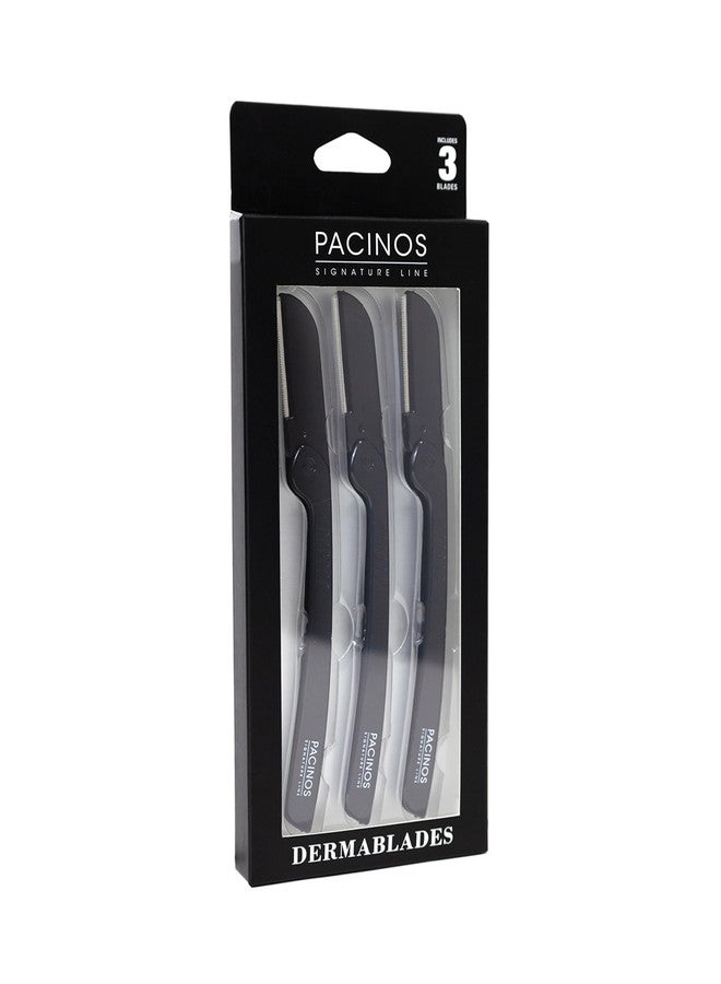 Pacinos Derma Blades for Men - Precision Straight Razor Beard Care Exfoliation Tool with 100% Stainless Steel Blades - Image 1