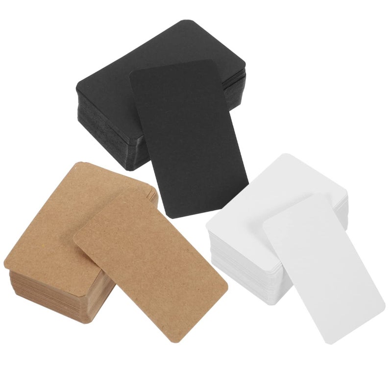 300 Pcs Blank Kraft Letter Cards for DIY Greetings Wedding Vocabulary Writing - Image 2