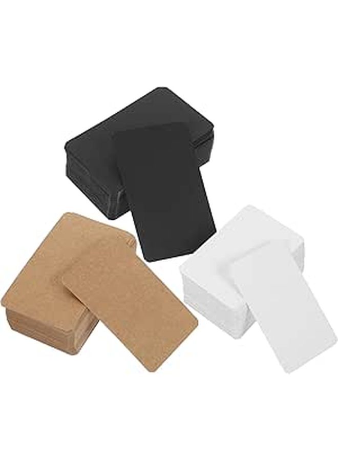 300 Pcs Blank Kraft Letter Cards for DIY Greetings Wedding Vocabulary Writing - Image 1