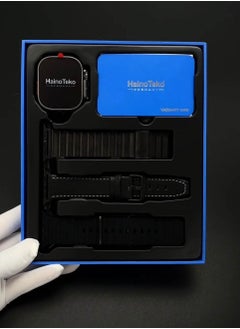 Haino Teko Haino Teko Haino Teko-2A Waterproof Smartwatch With AMOLED Display 20 Days Battery Life and 3 Pair Straps Designed For Ladies and Gents Black  - Image 5