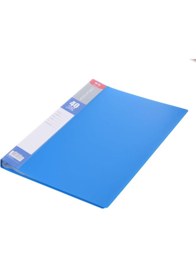 ام اند جي حامل مستندات A4، تخزين منظم للملفات على شكل حرف U، بلاستيك متين، 40 جيبًا - Image 2