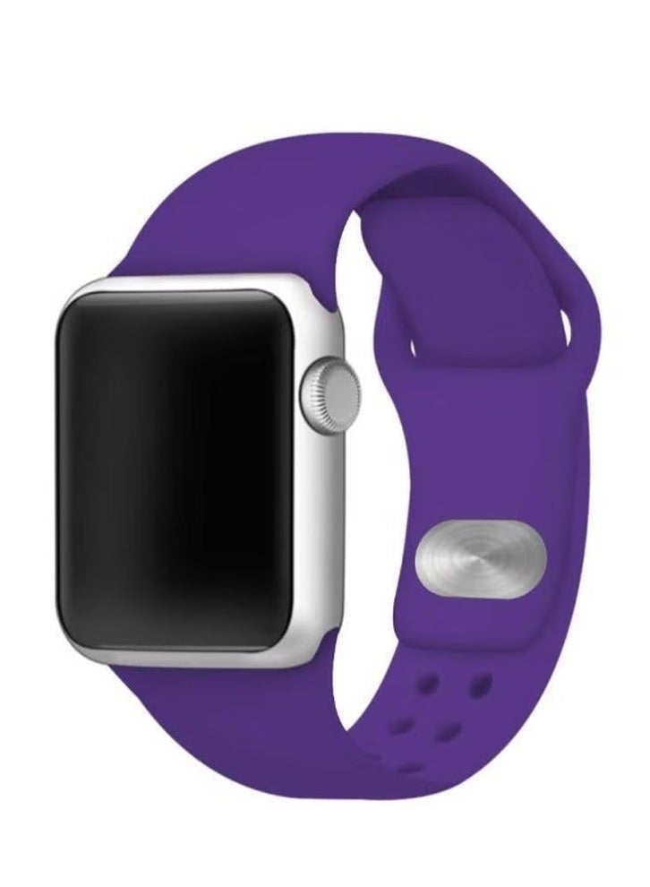vesus Solid Replacement Band For Apple Watch Series 5/4/3/2/1 Purple