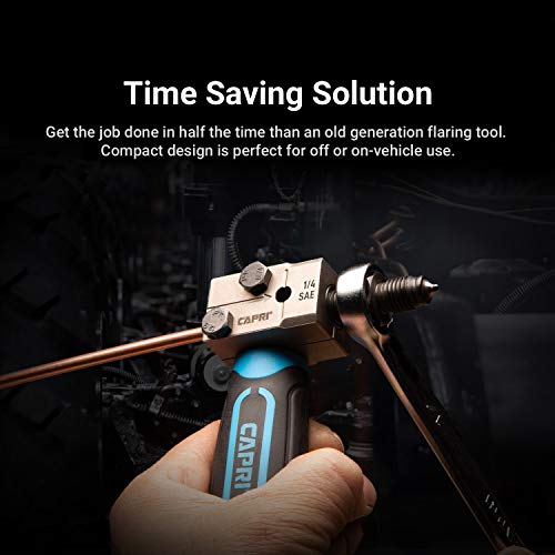 Capri Tools أداة تشكيل الفلير المزدوج من كابري 1/4 بوصة - Image 2