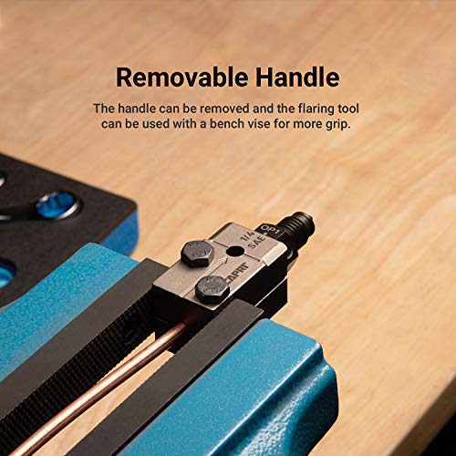 Capri Tools أداة تشكيل الفلير المزدوج من كابري 1/4 بوصة - Image 4