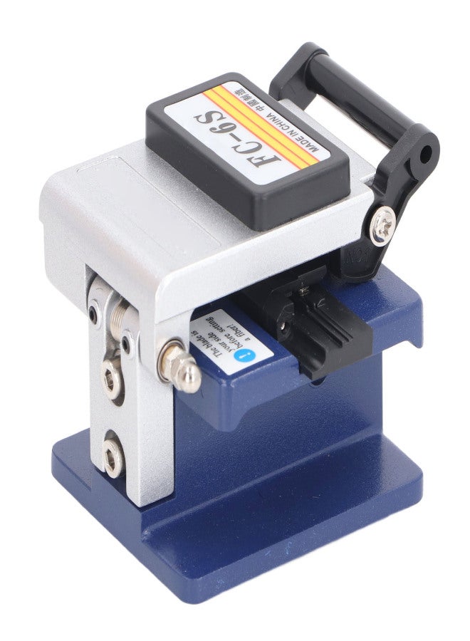 Fiber Optic Cleaver High Accuracy 12 Surfaces Blade Optical Fiber Cutter for Splicing and Cutting FC‑6S Blue Purple - Image 5