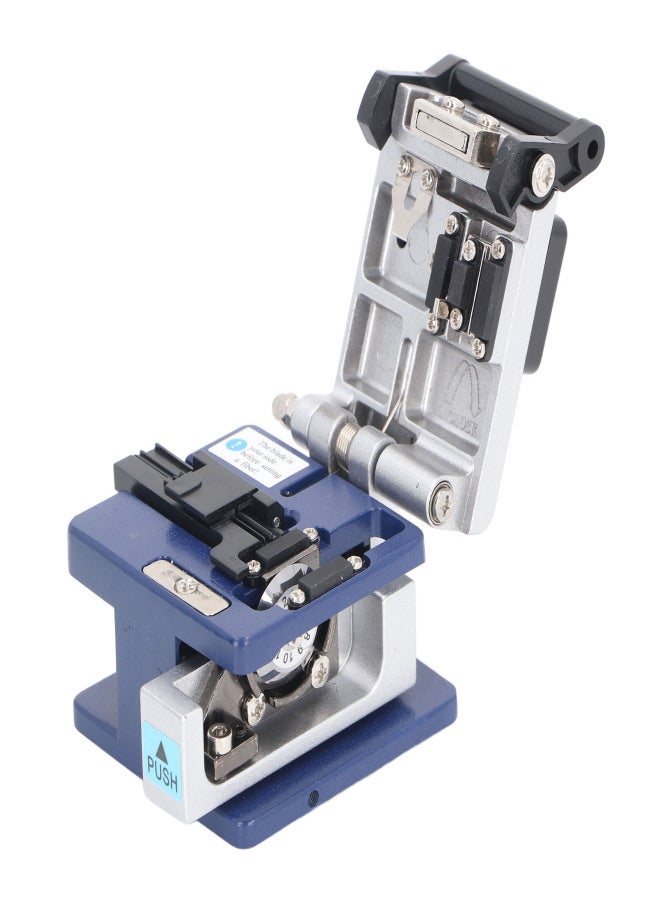 Fiber Optic Cleaver High Accuracy 12 Surfaces Blade Optical Fiber Cutter for Splicing and Cutting FC‑6S Blue Purple - Image 4