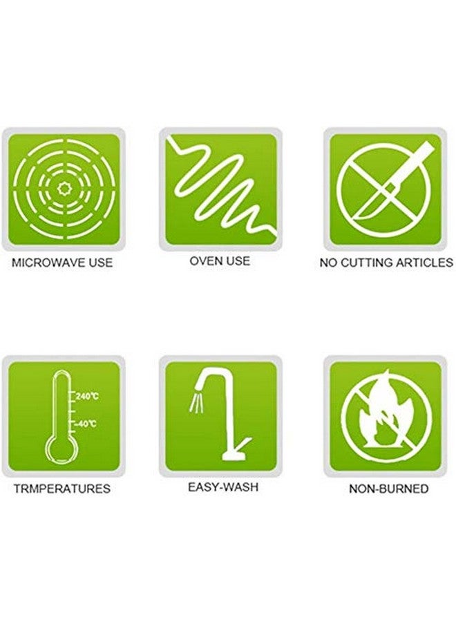 P-Plus International Silicone Heat Resistant Round B 18 cm Trivets Mat for Pan and Pot ( Random Colour ) - Pack of 5 - Image 2