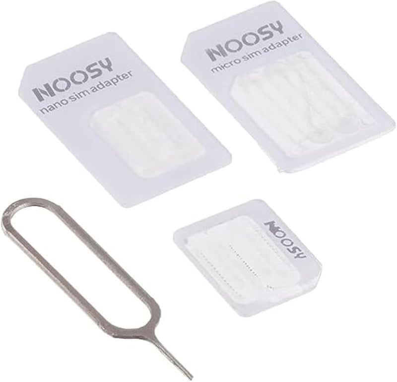 Micro Sim Adapter 4 in 1 (SIM Eject Pin) Nano SIM Card Adapter Input Switch for Mobile Phones