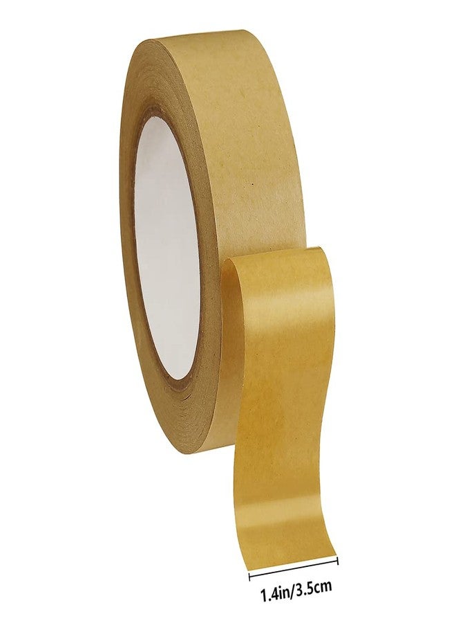 jimtinso Self Adhesive Picture Frame Backing Tape Rolls Kraft Brown 1.4'' Wide x 55 Yd - Image 3