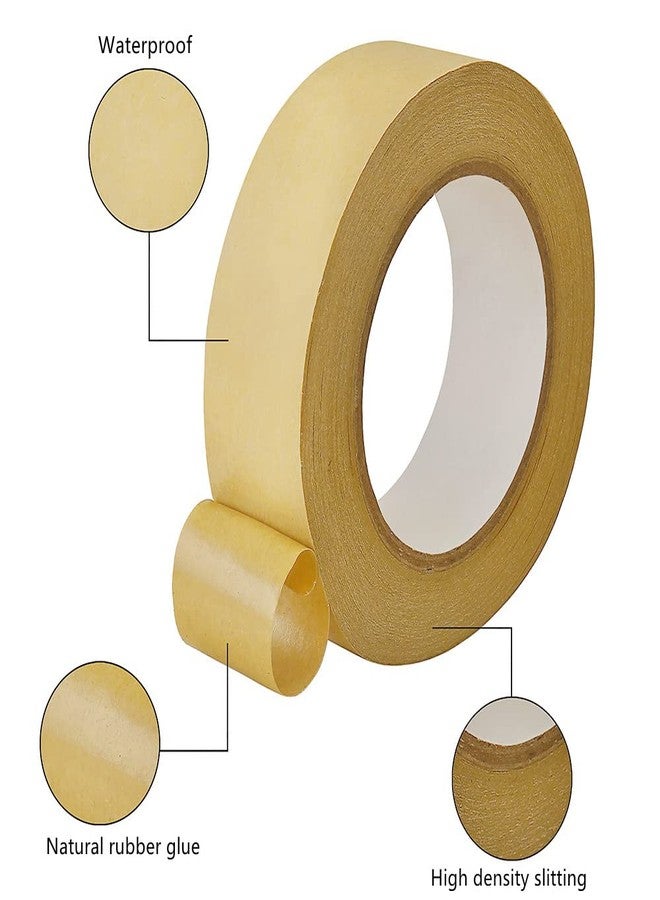 jimtinso Self Adhesive Picture Frame Backing Tape Rolls Kraft Brown 1.4'' Wide x 55 Yd - Image 2