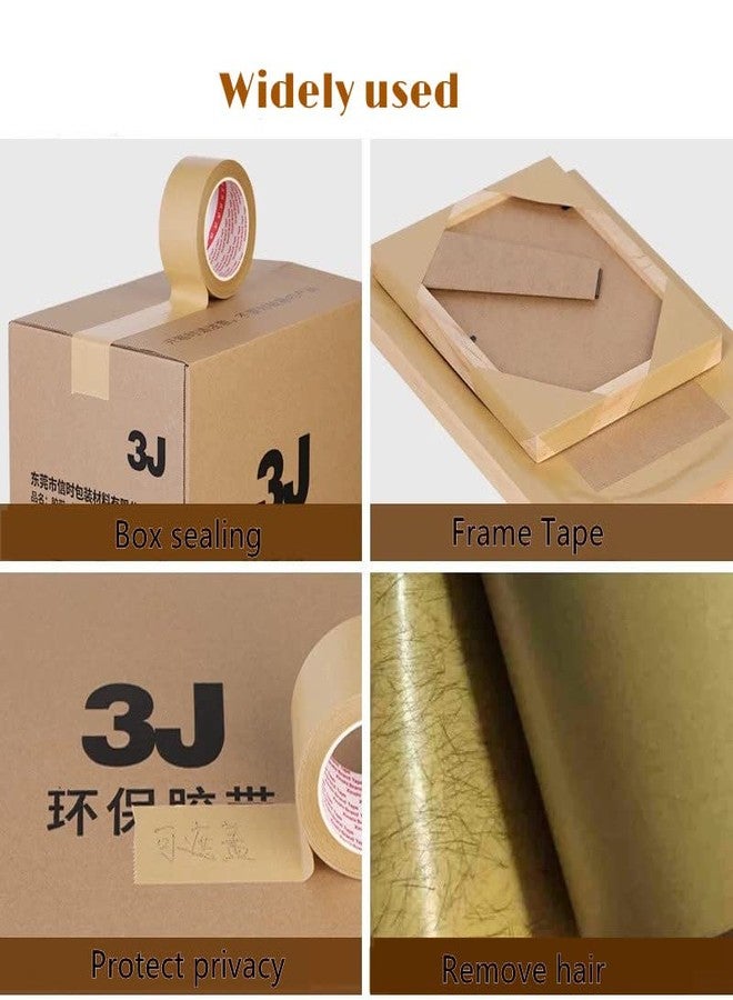 jimtinso Self Adhesive Picture Frame Backing Tape Rolls Kraft Brown 1.4'' Wide x 55 Yd - Image 5