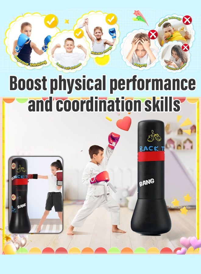Joudiplay Inflatable kids' punching bag boxing bag for kids - an independent inflatable boxing bag - Image 4
