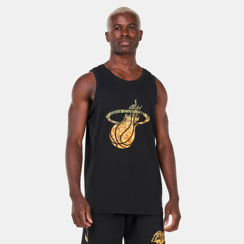 NEW ERA Men's Miami Heat NBA Team Black Tank Top