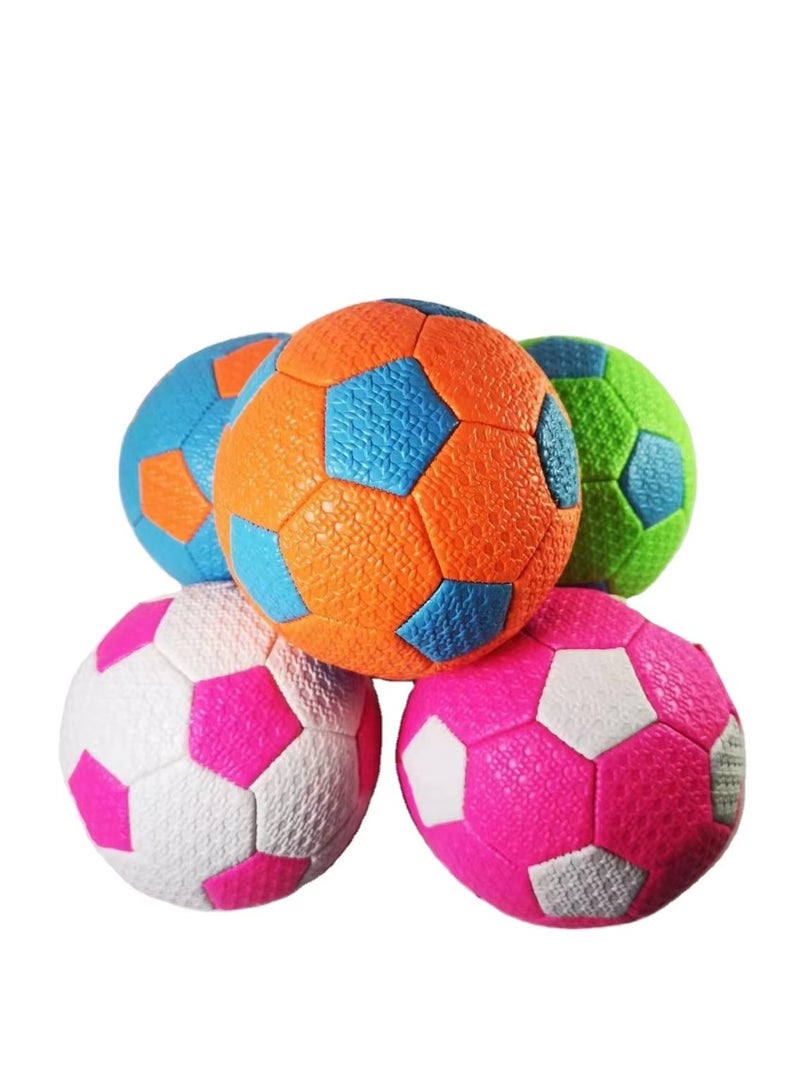 Generic Mini Football Toy Assorted Colours Soccer Ball for Kids & Adults Indoor Outdoor Embossed Football Random colour - Image 1
