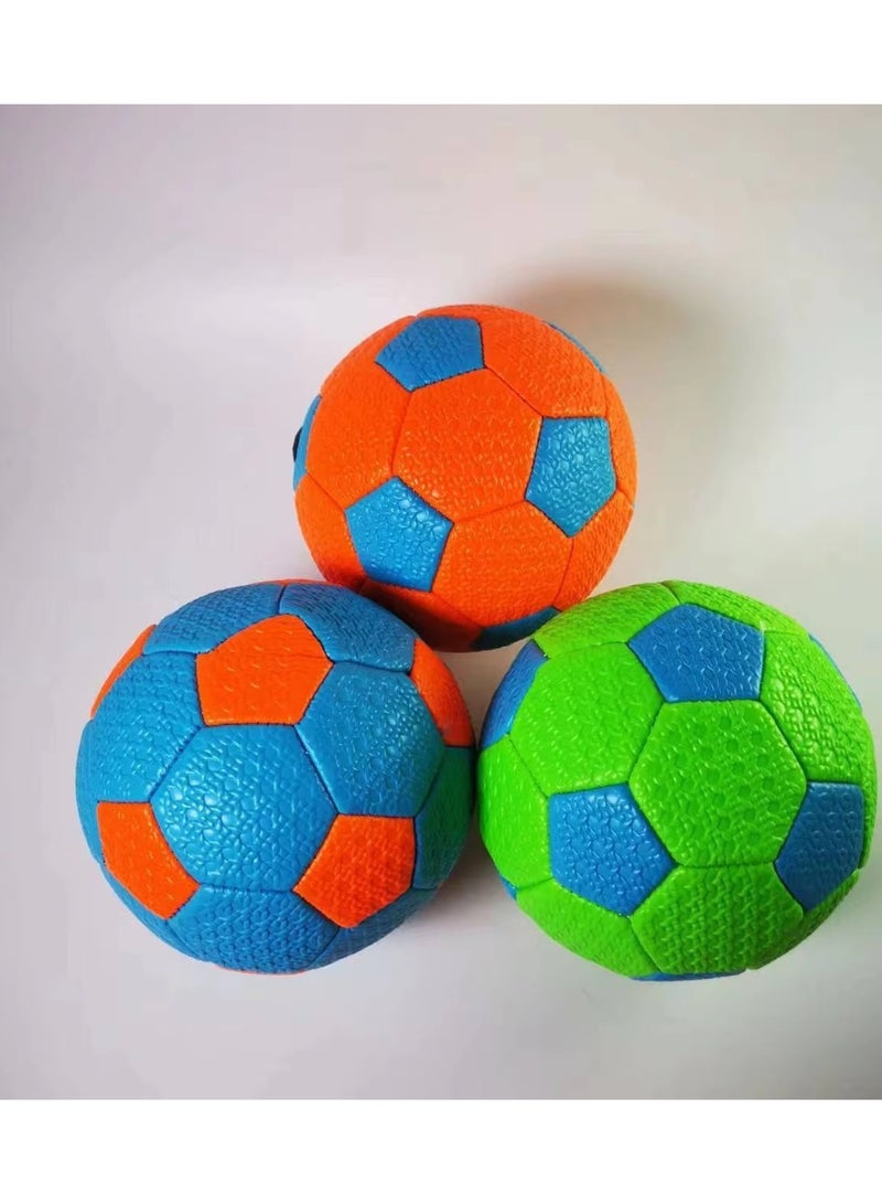 Generic Mini Football Toy Assorted Colours Soccer Ball for Kids & Adults Indoor Outdoor Embossed Football Random colour - Image 3