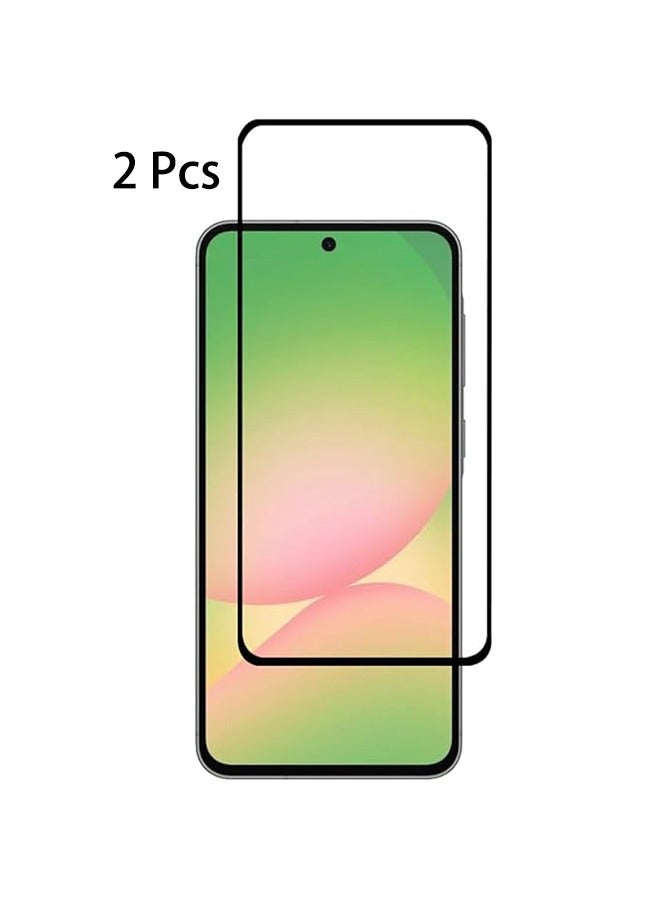 2 Pack Samsung Galaxy A56 5G Screen Protector, 9H Tempered Glass Screen Protector for Samsung Galaxy A56 5G 6.7inch, Full Coverage Bubble-Free Tempered Film, Anti-Scratch Film - Image 1