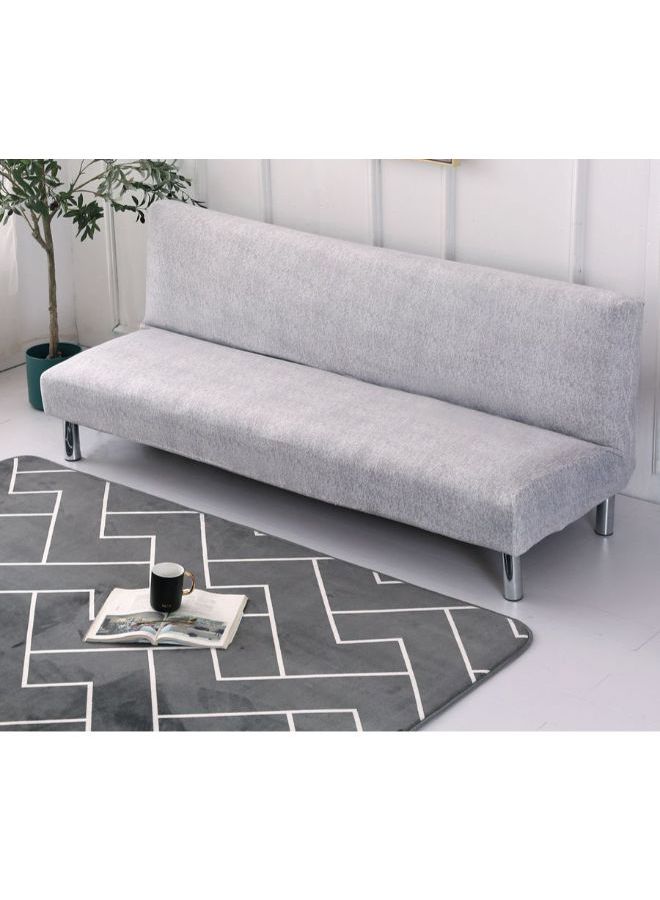 نيبمينينت غطاء أريكة انزلاقي مزين بنقشة بسيطة سادة رمادي 155 x 185سنتيمتر - Image 2