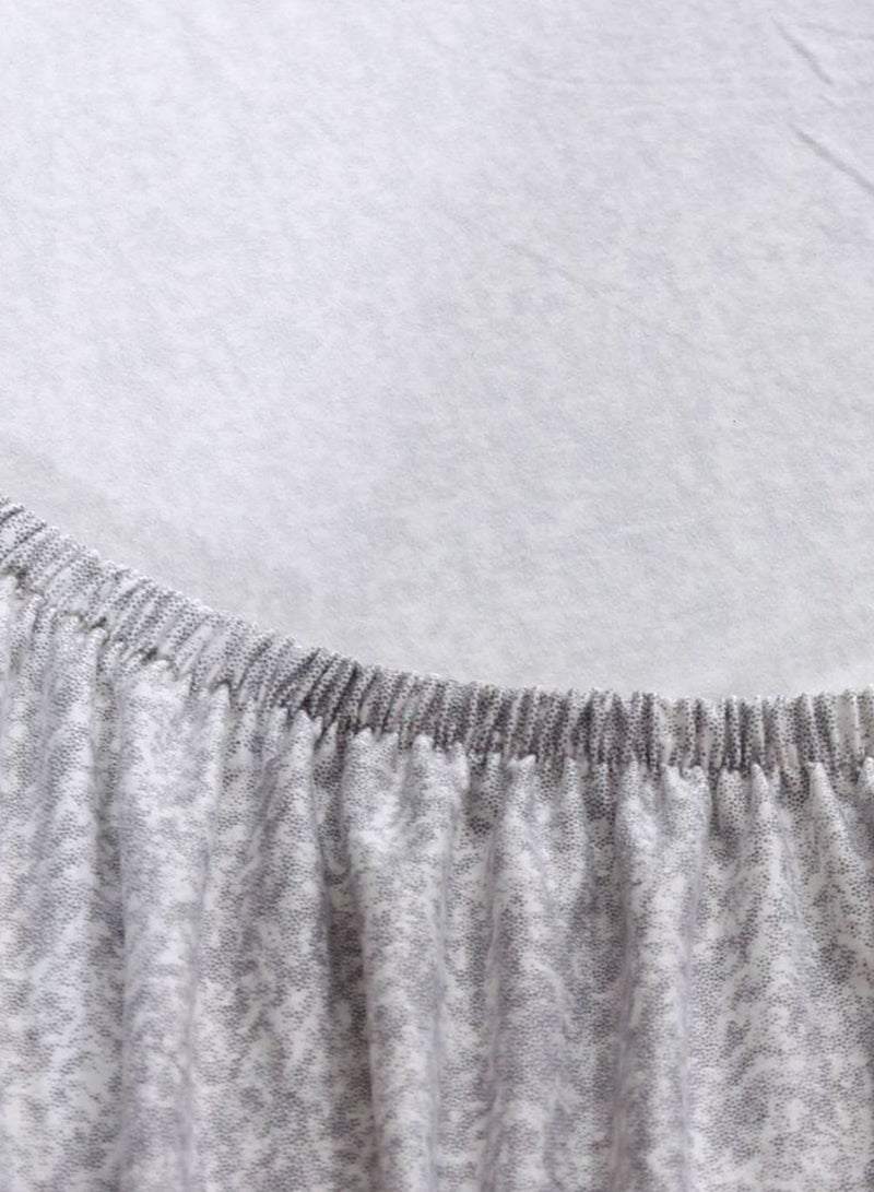 نيبمينينت غطاء أريكة انزلاقي مزين بنقشة بسيطة سادة رمادي 155 x 185سنتيمتر - Image 4