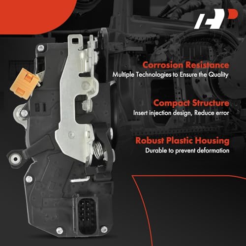 A-Premium Door Latch Lock Actuator Compatible with Hummer Vehicles - H2 2003-2007 Sport Utility, H2 2005-2007 Crew Cab Pickup - Front Left Driver Side, Replace# 15254040, 15816392 - Image 5