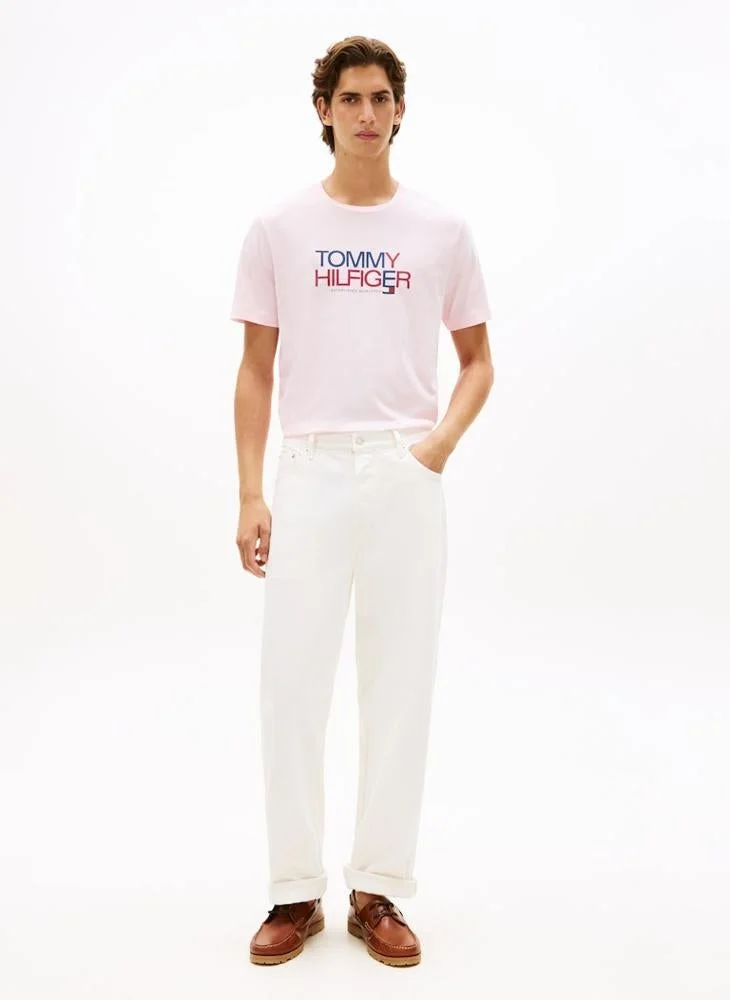 TOMMY HILFIGER  Logo Graphic Crew Neck T-Shirt for Men | Best Price UAE